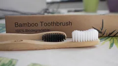 Ekologický bambusový zubní kartáček 100% biologicky rozložitelný