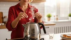 Jak zabránit usazování vodního kamene v konvici: Přidejte tento jednoduchý ingredienci před vařením